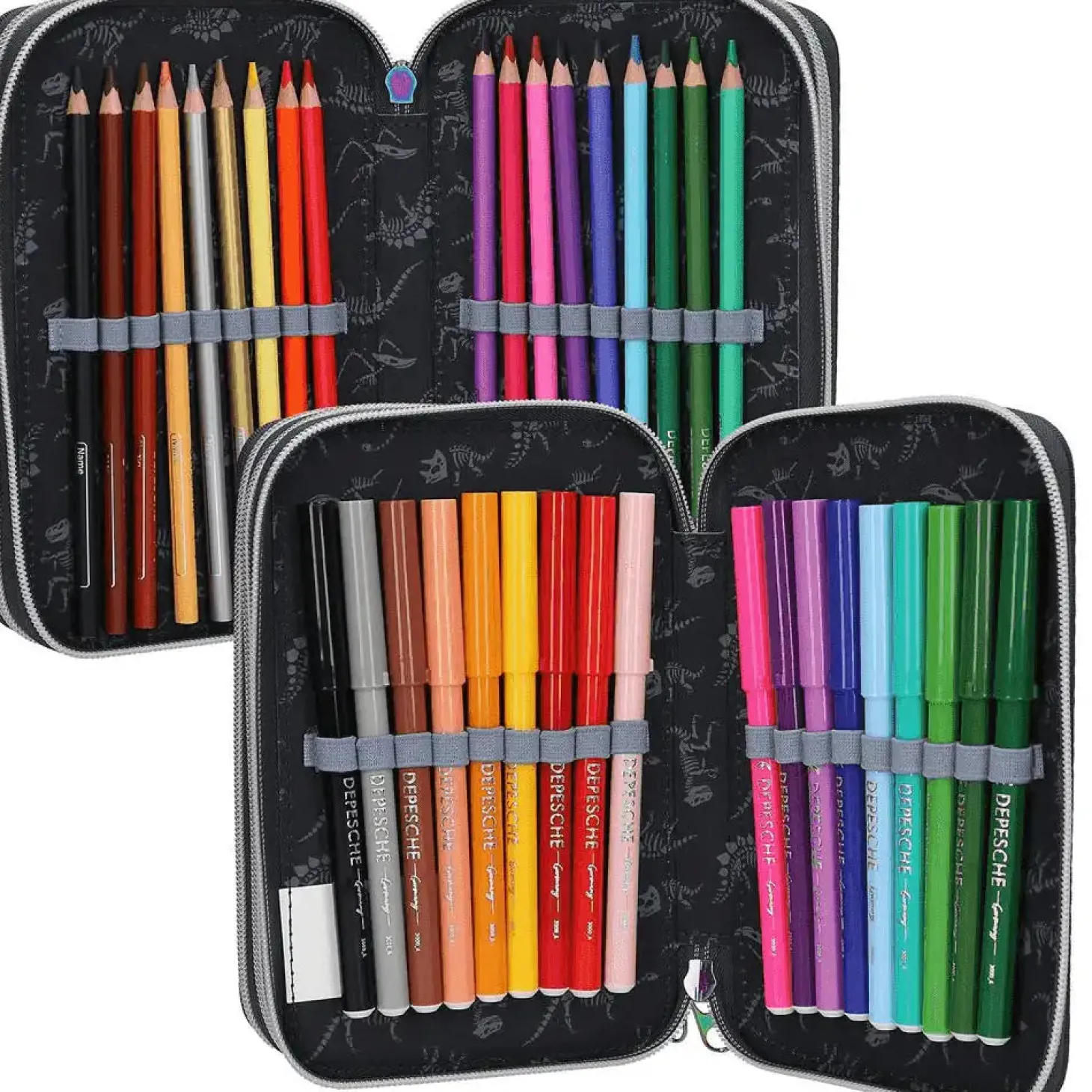 Dino World estuche triple LED Galaxy