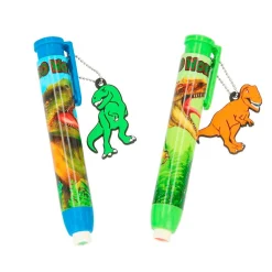 Dino World Goma de borrar retráctil
