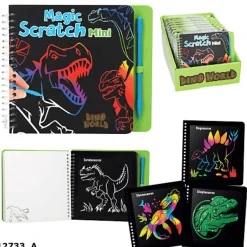 Dino World Mini Magic-Scratch Book