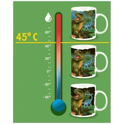 Dino World Taza con Efecto Térmico 320 ml