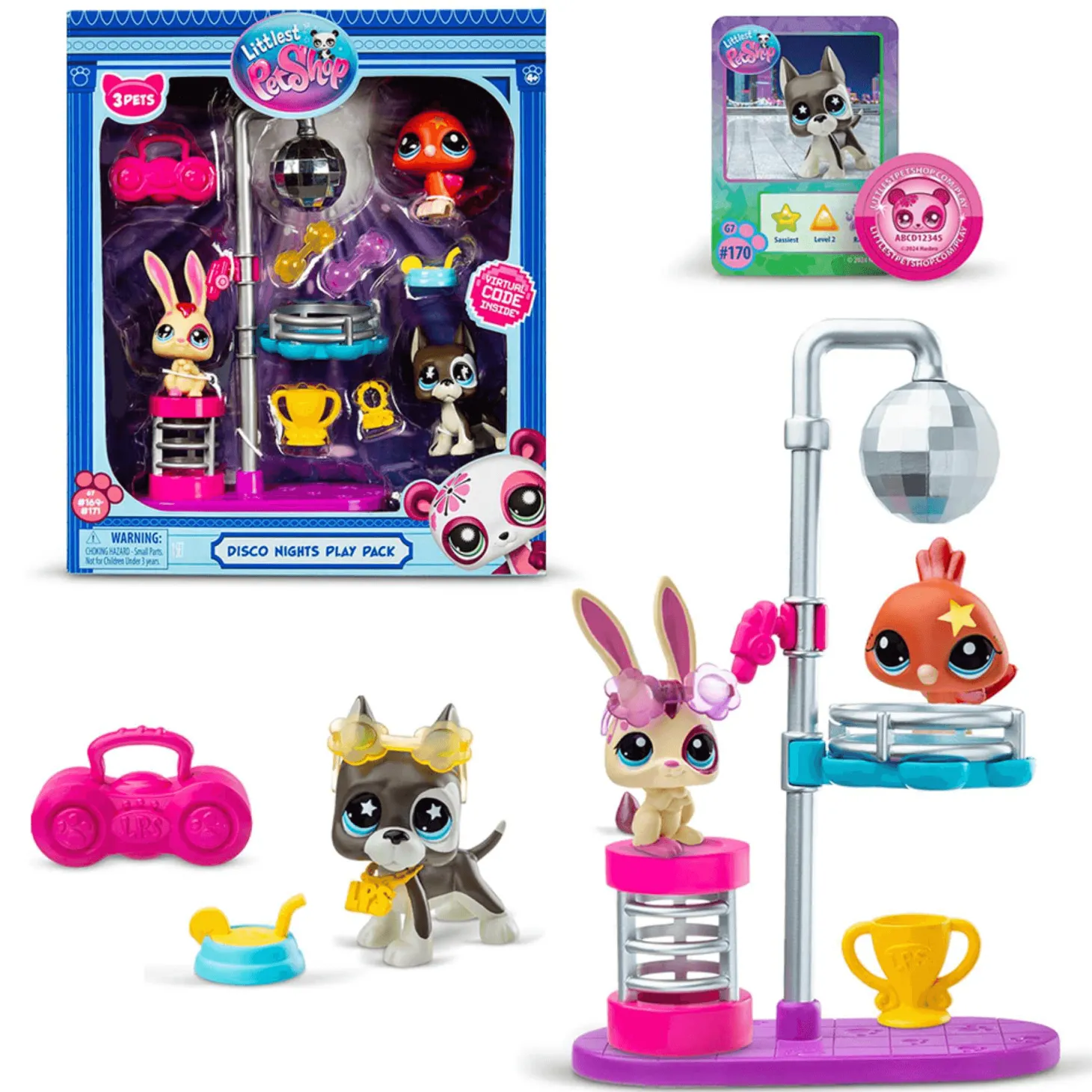 Disco Night Kit de Mascotas LPS