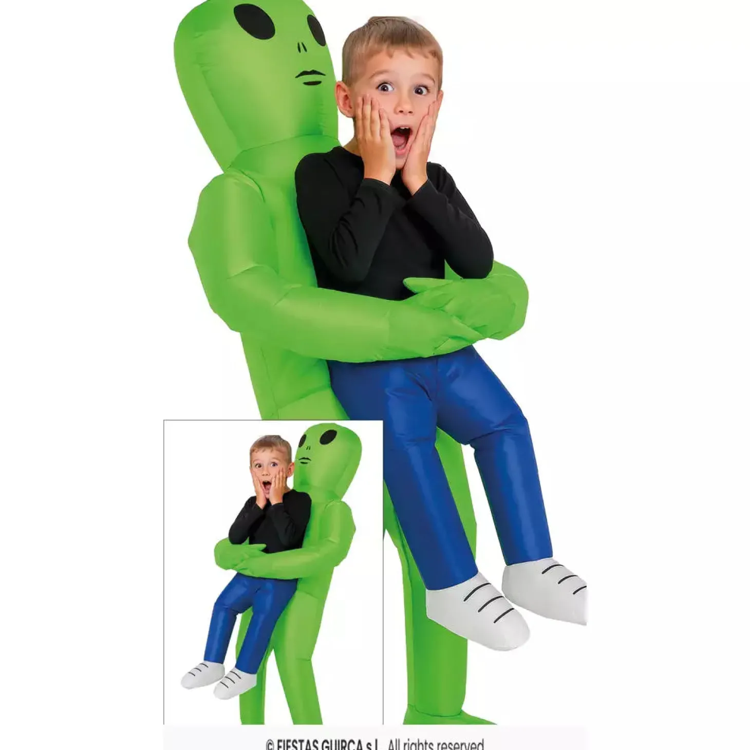 Disfraz Alien Hinchable Infantil T. 10-12