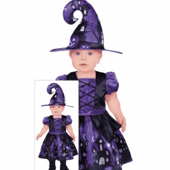 Disfraz Bebé Brujita Morada 18-24 Meses