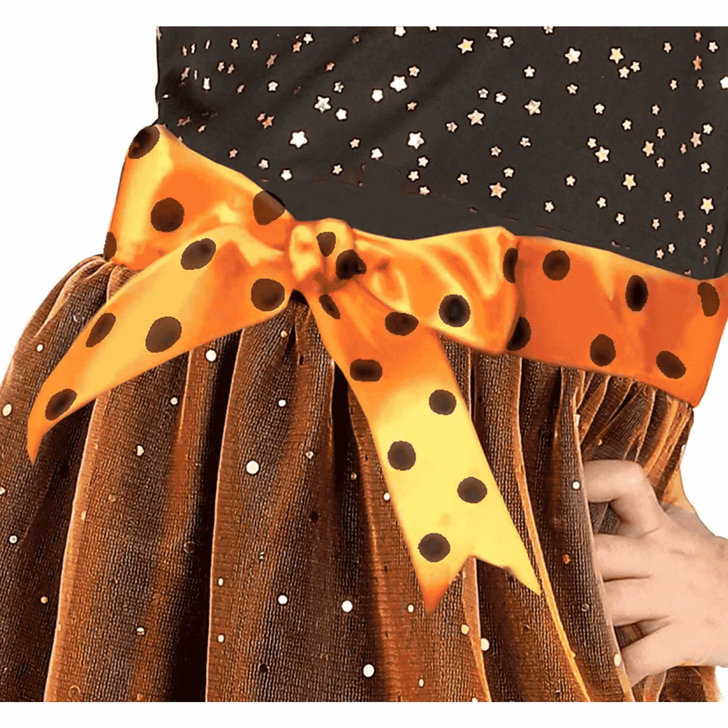 Disfraz Brujita Mangas Lunares 5-6 Años