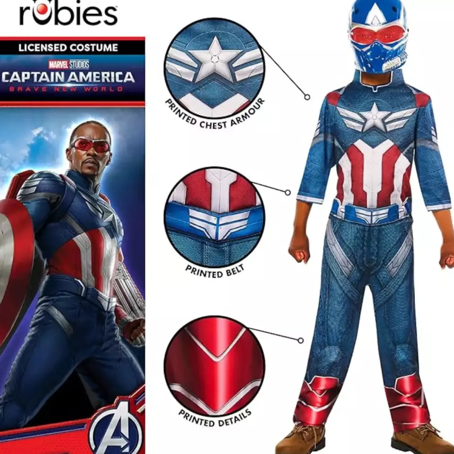 Disfraz Capitán América BNW Classic 5 años