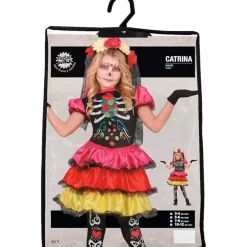 Disfraz Catrina Infantil T. 10-12