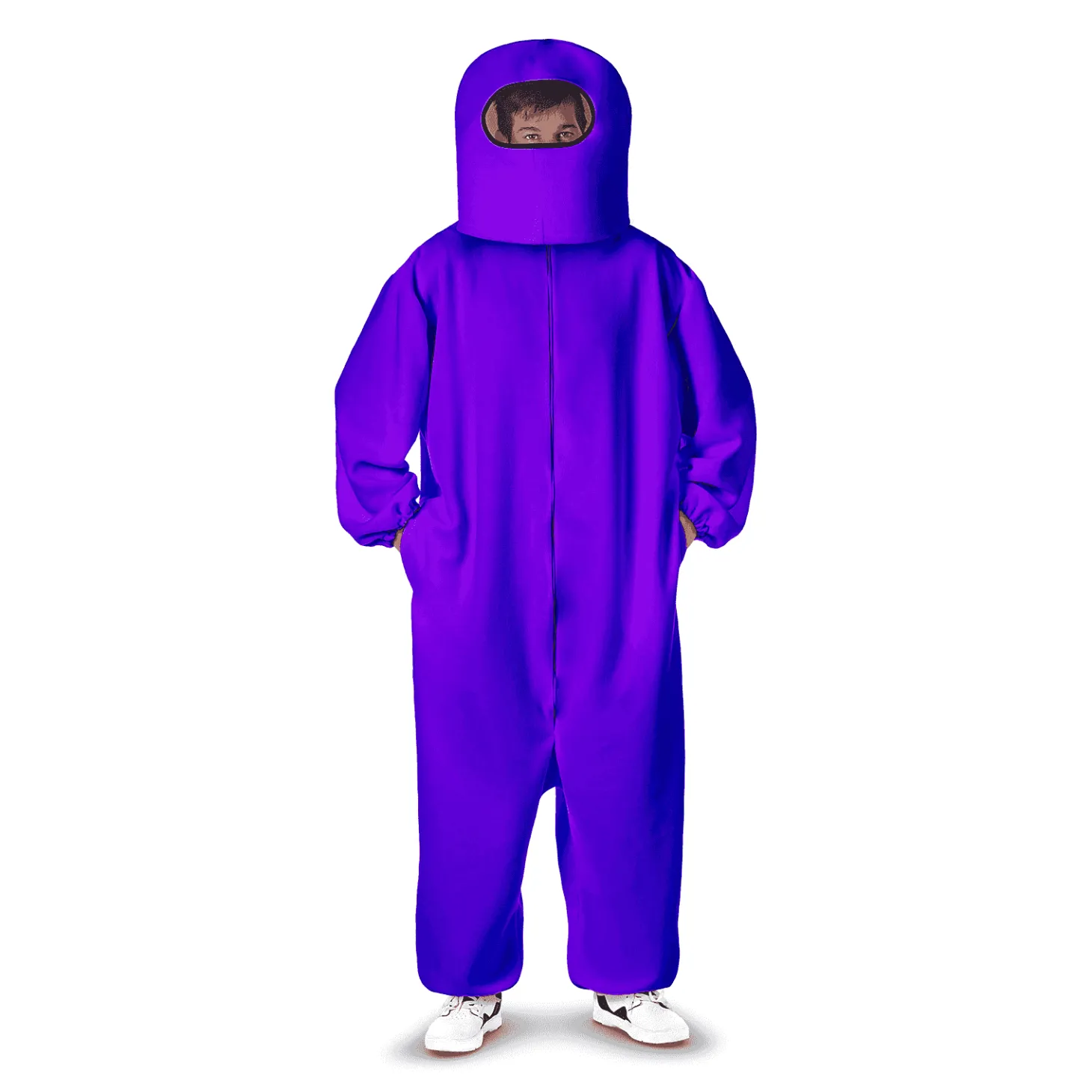 Disfraz de Among us impostor purple ml adulto talla ML