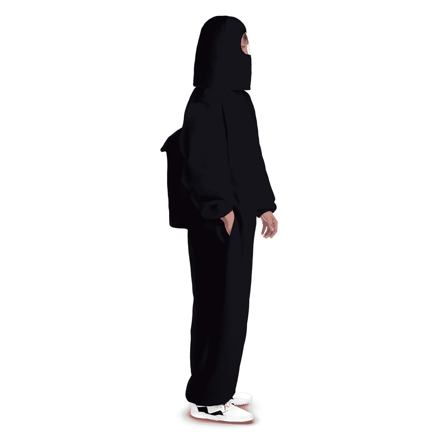 Disfraz de Among us impostor black adulto talla XL