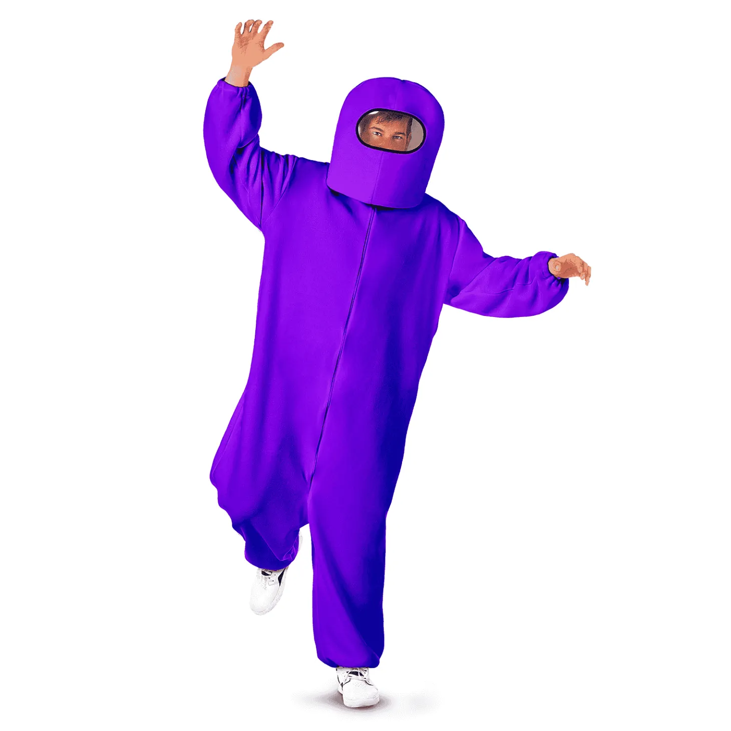 Disfraz de Among us impostor purple adulto talla XL