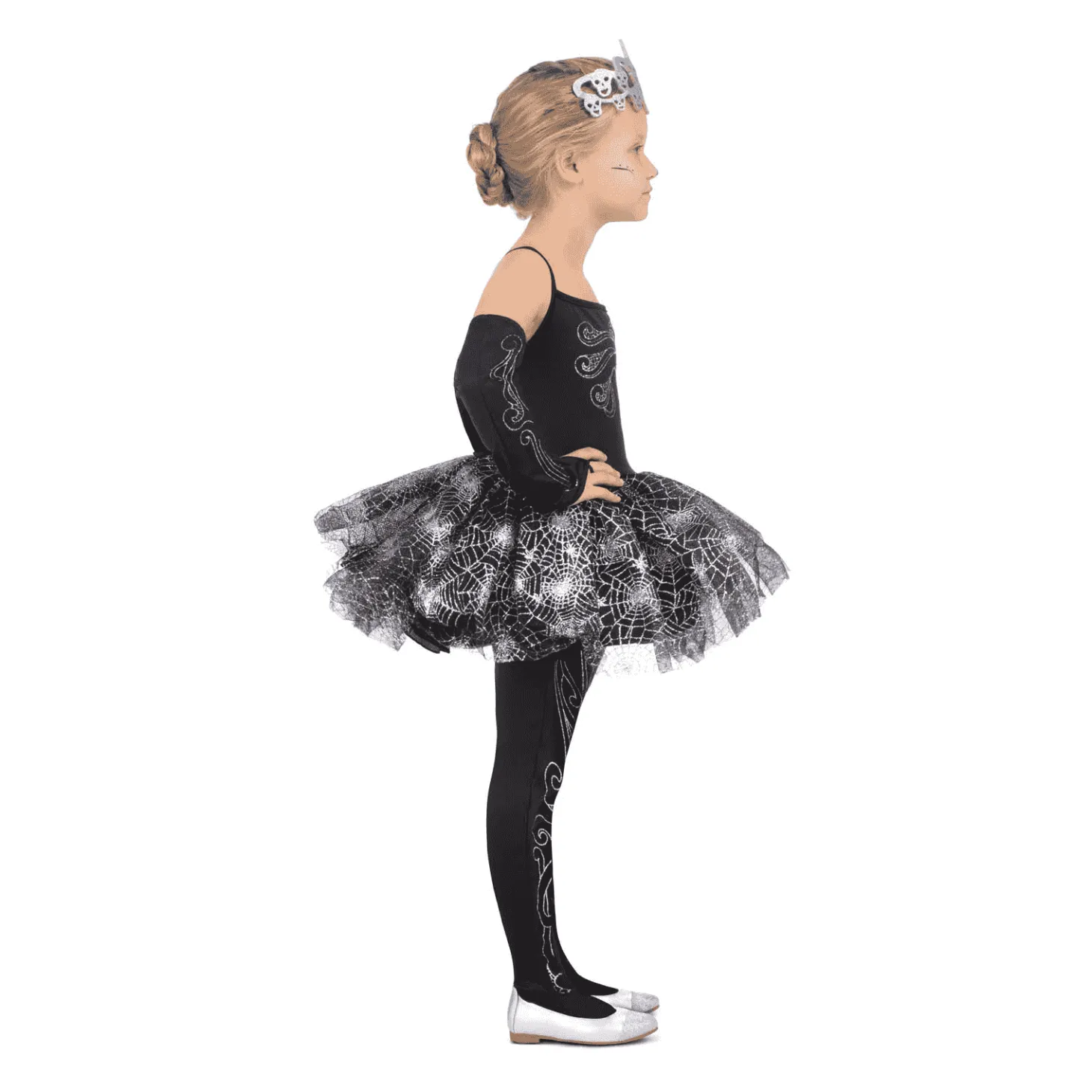 Disfraz de Bailarina esqueleto 10-12 años infantil