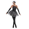 Disfraz de Bailarina esqueleto adulto talla L