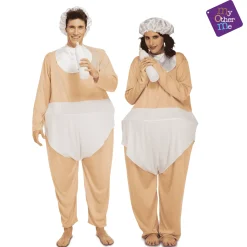 Disfraz de Bebé gordito adulto talla ML