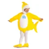 Disfraz de Bebé tiburón amarillo 3-4 años infantil