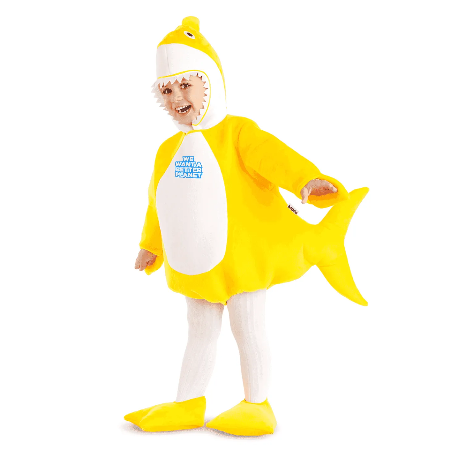 Disfraz de Bebé tiburón amarillo 3-4 años infantil