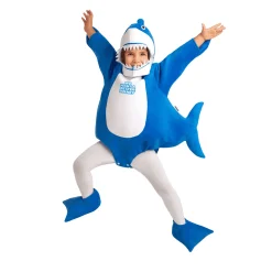 Disfraz de Bebé tiburón azul 3-4 años infantil