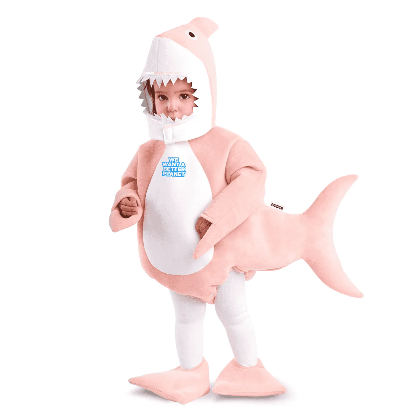 Disfraz de Bebé tiburón rosa 12-24 meses bebé