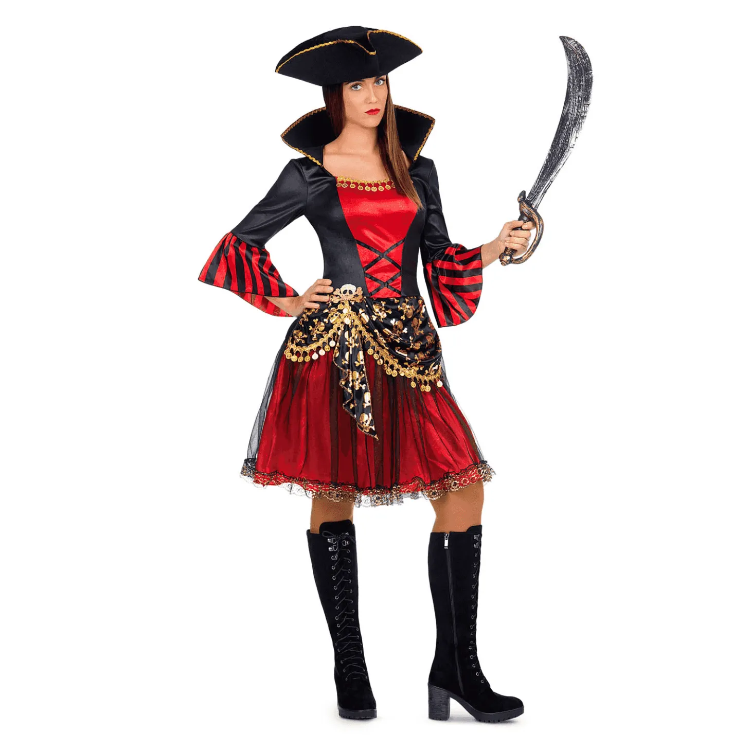 Disfraz de Belleza pirata adulto talla ML