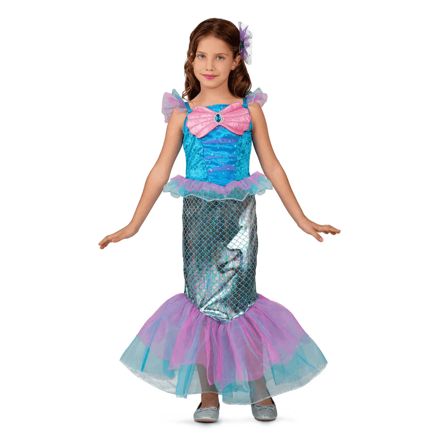 Disfraz de Belleza sirena 7-9 años infantil