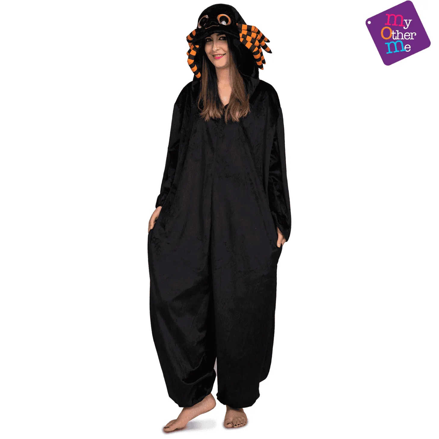 Disfraz de Big eyes araña adulto talla S