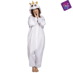 Disfraz de Big eyes unicornio blanco 10-12 años infantil