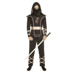 Disfraz de Black ninja adulto talla XXL