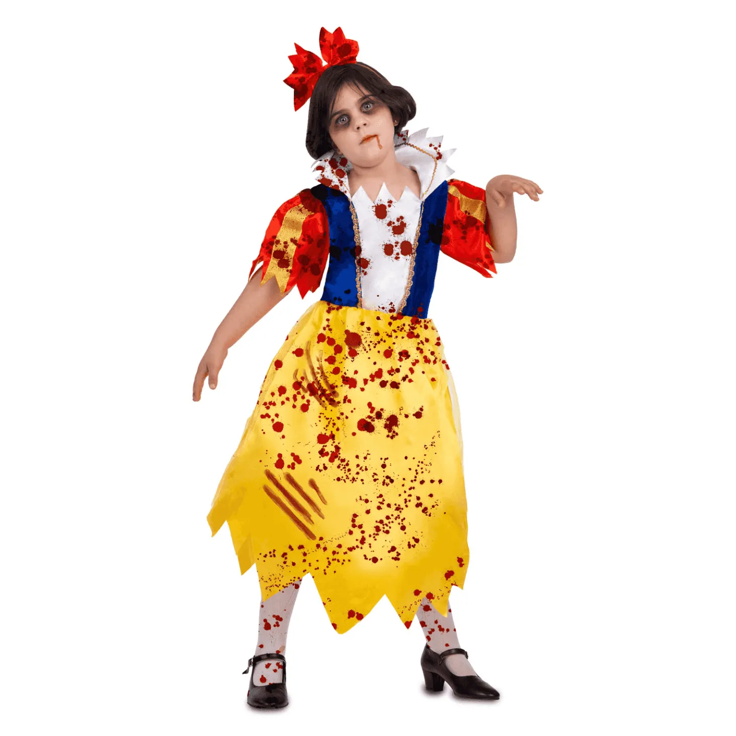 Disfraz de Blancanieves sangrienta 5-6 años infantil