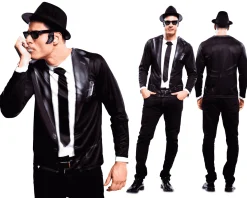 Disfraz de Bluesman adulto talla M