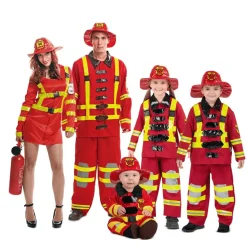 Disfraz de Bombero talla S – Ideal para carnaval, fiestas y eventos divertidos