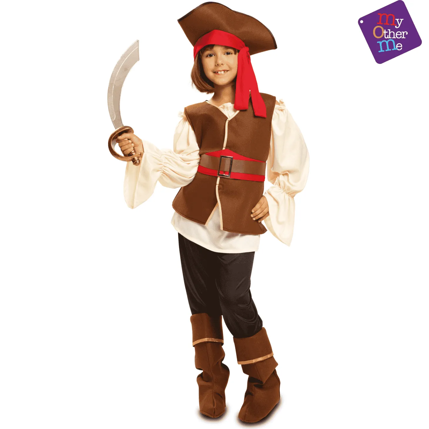 Disfraz de Bucanera 5-6 años infantil