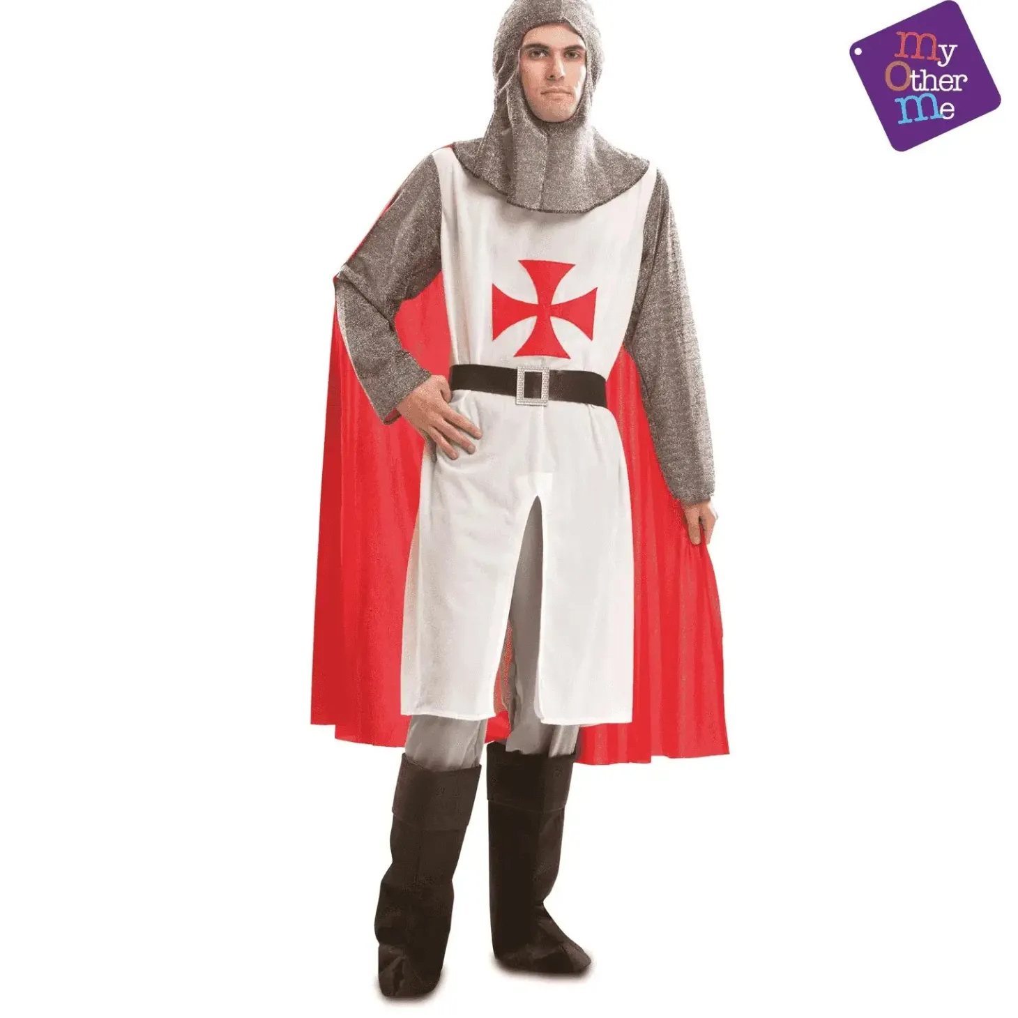 Disfraz de Caballero medieval talla ML – Ideal para carnaval, fiestas y eventos divertidos