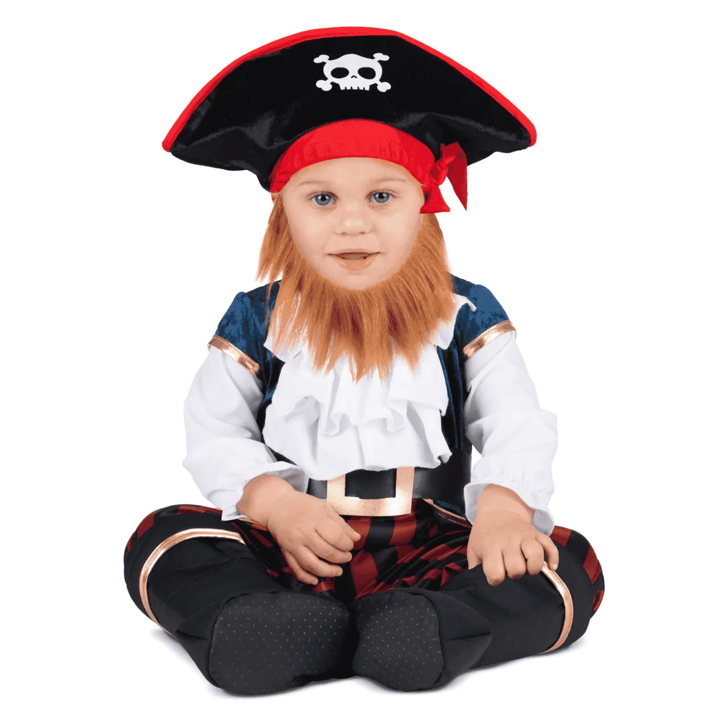 Disfraz de Capitán pirata 7-12 meses bebé