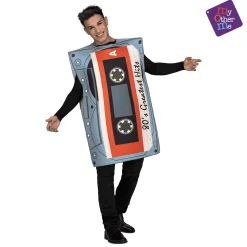 Disfraz de Cassette adulto talla ML