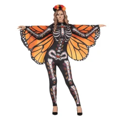 Disfraz de Catrina mariposa adulto talla M