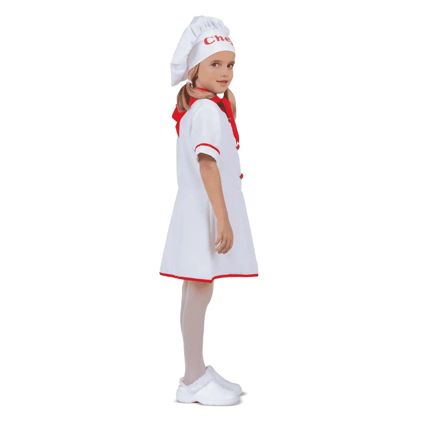 Disfraz de Cocinera talla 7-9 años – Ideal para carnaval, fiestas y eventos divertidos