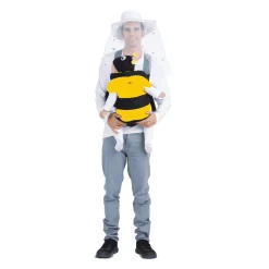 Disfraz de Cubremochila apicultor y abeja one size adulto talla TALLA ÚNICA