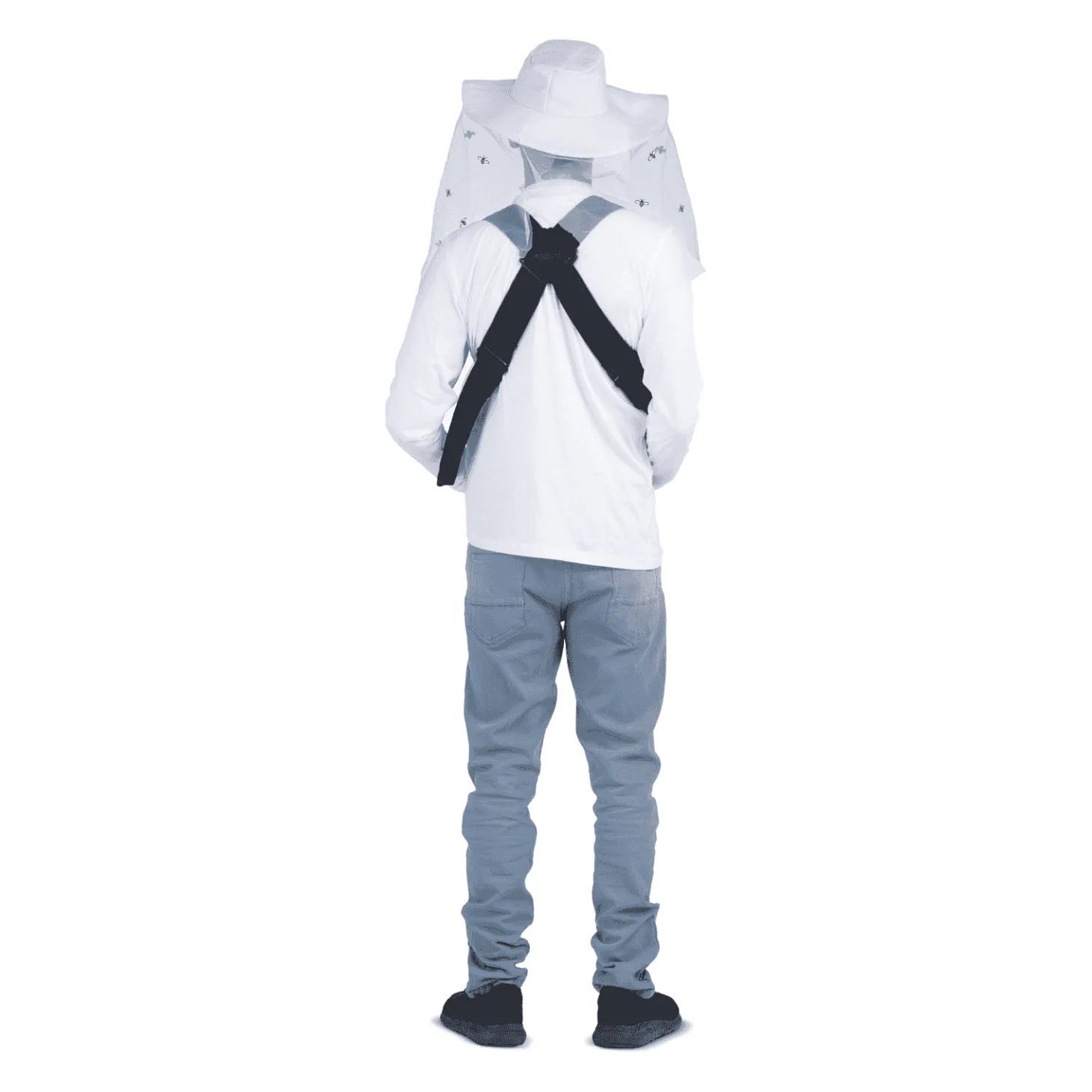 Disfraz de Cubremochila apicultor y abeja one size adulto talla TALLA ÚNICA