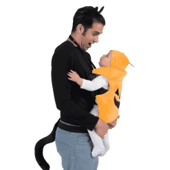 Disfraz de Cubremochila gato y calabaza one size ad adulto talla TALLA ÚNICA