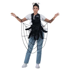 Disfraz de Cubremochila telaraña y araña one size a adulto talla TALLA ÚNICA