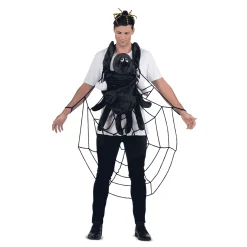 Disfraz de Cubremochila telaraña y araña one size a adulto talla TALLA ÚNICA