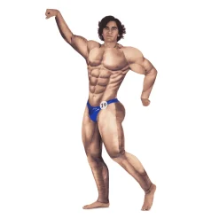 Disfraz de Culturista one size adult adulto talla TALLA ÚNICA