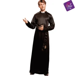 Disfraz de Cura adulto talla ML