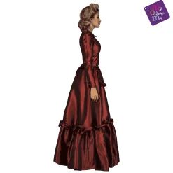 Disfraz de Dama escarlata del oeste adulto talla ML