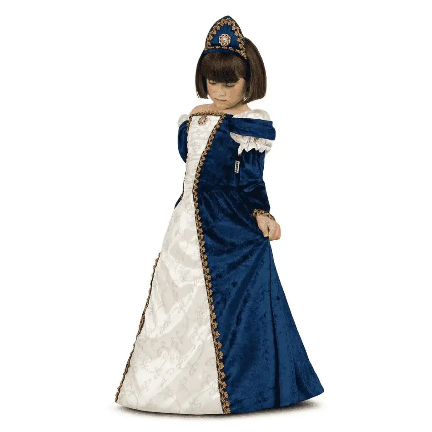 Disfraz de Dama medieval talla 7-9 años – Ideal para carnaval, fiestas y eventos divertidos