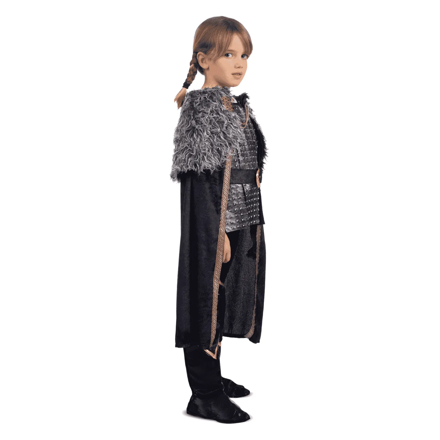 Disfraz de Dama vikinga 5-6 años infantil