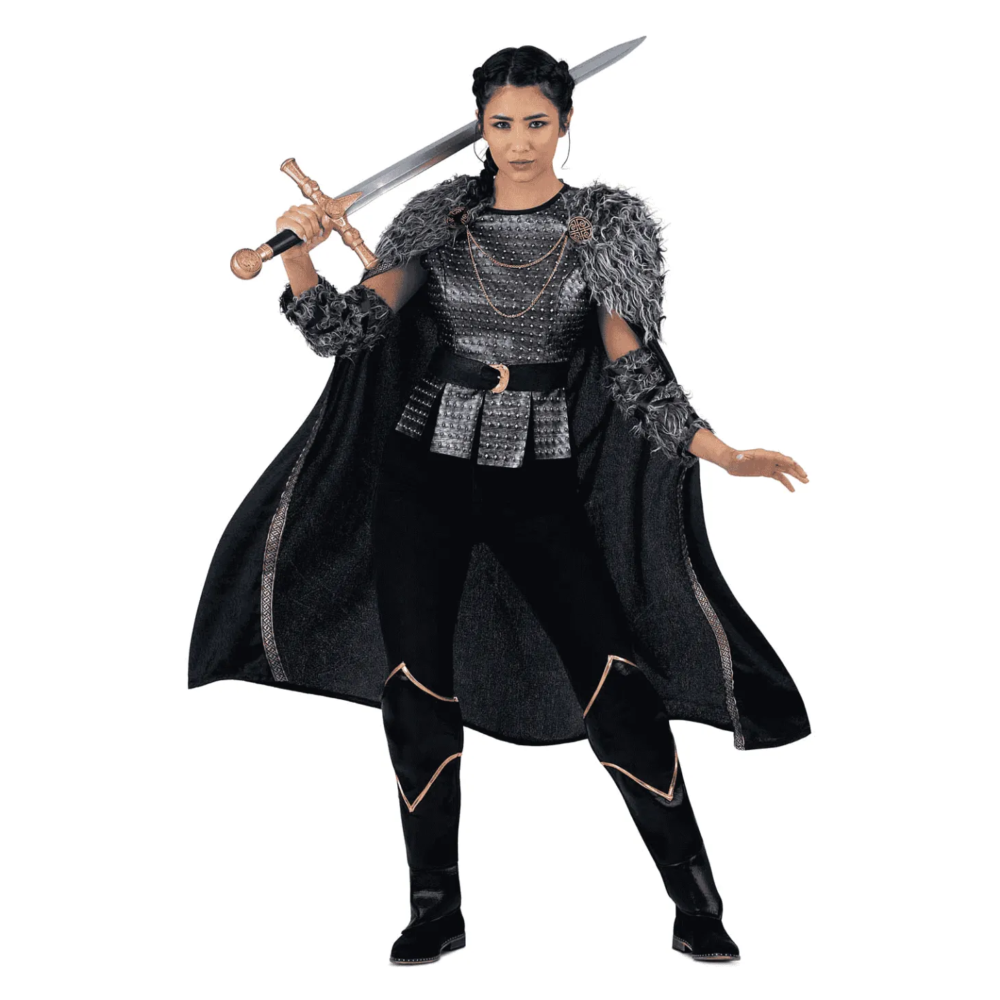 Disfraz de Dama vikinga adulto talla XXL