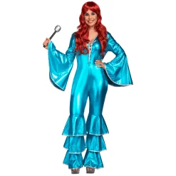 Disfraz de Disco girl adulto talla XXL