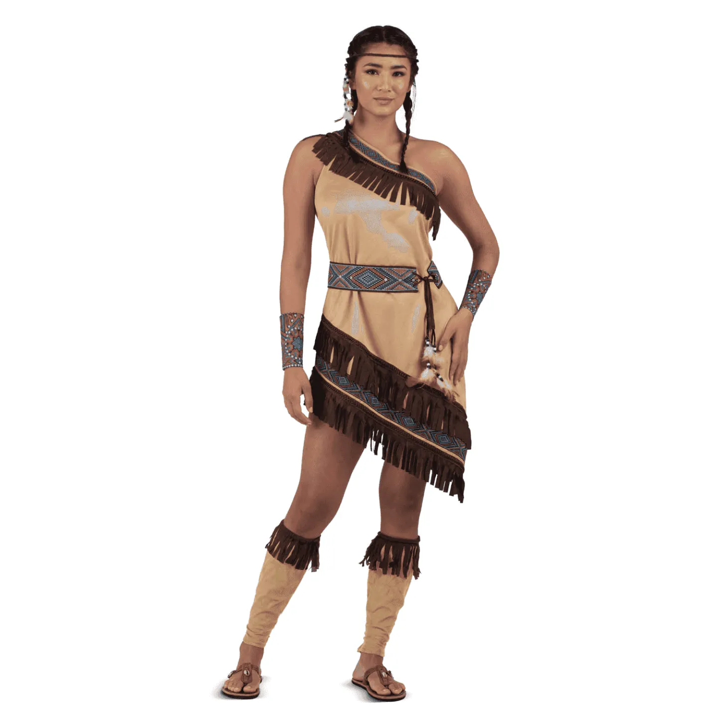 Disfraz de Doncella india adulto talla XL