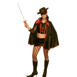 Disfraz De El Zorro Mujer Enmascarada