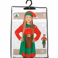 Disfraz de Elfa Infantil - Talla 3 a 4 Años