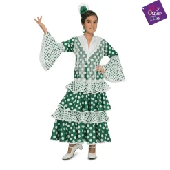 Disfraz de Flamenca feria 10-12 años infantil